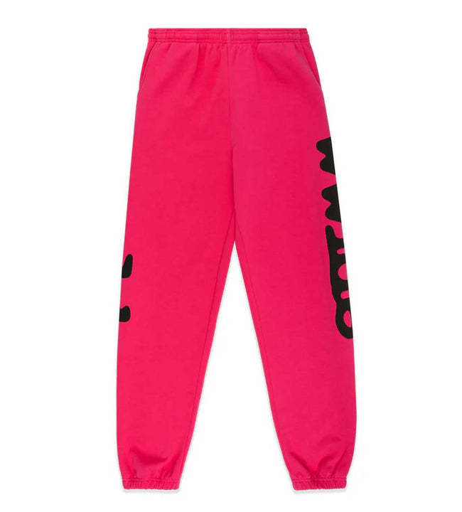 Sp5der Beluga v2 Sweatpants Pink Hover Image