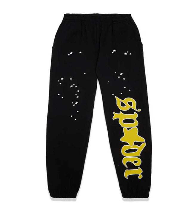 Sp5der Black Jeffery Sweatpants Hover Image