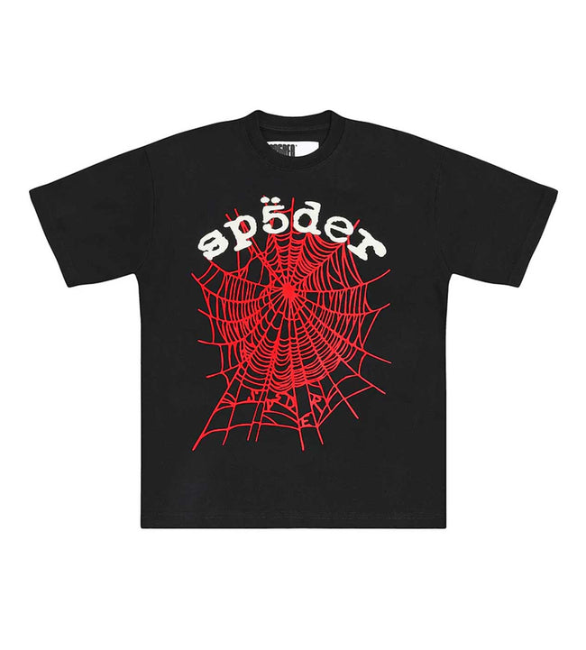 Sp5der OG Logo V2 HW Tee Black Hover Image