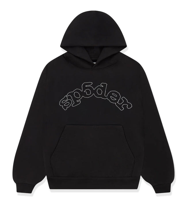 Sp5der OG Logo Hoodie Black Hover Image