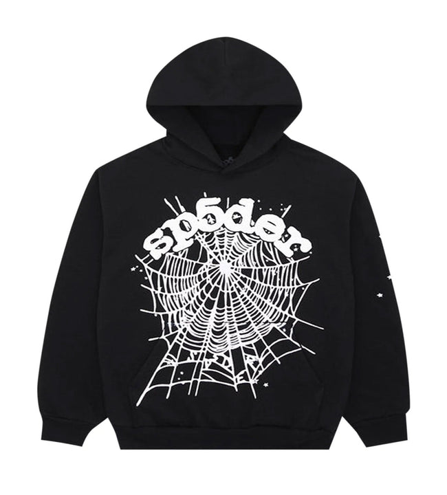 Sp5der OG Web Hoodie Black Hover Image