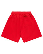 Sp5der OG Web Studded Sweatshorts Red