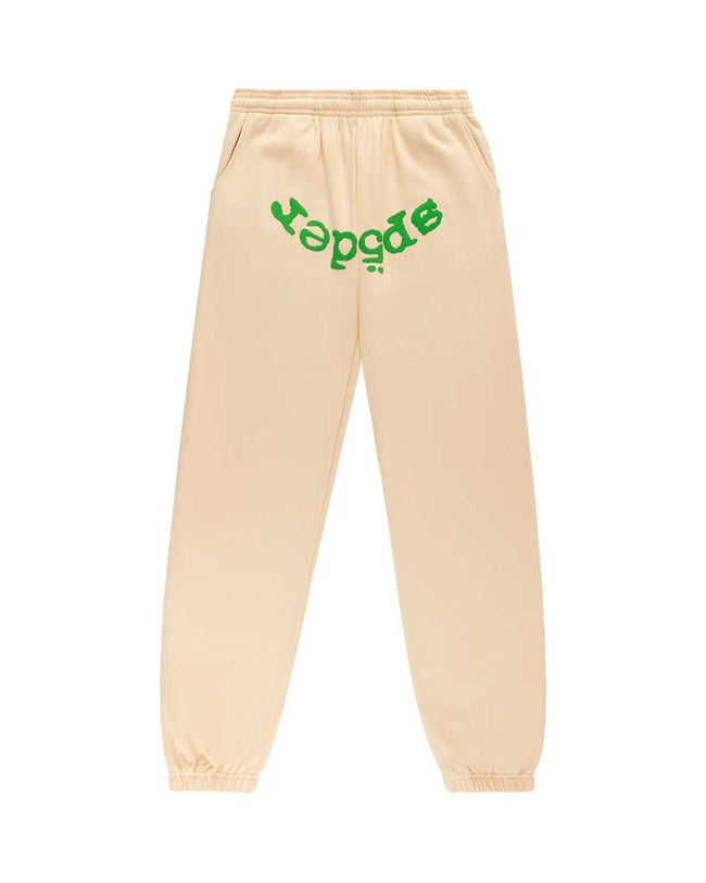 Sp5der OG Web V2 Sweatpants Cream Hover Image