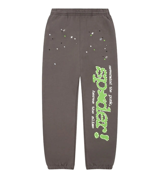 Sp5der Punk V2 Sweatpants Slate Grey Hover Image