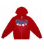 Sp5der Red Atlanta Zip Up Hoodie