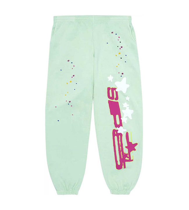 Sp5der SP5 Mint Sweatpants Hover Image