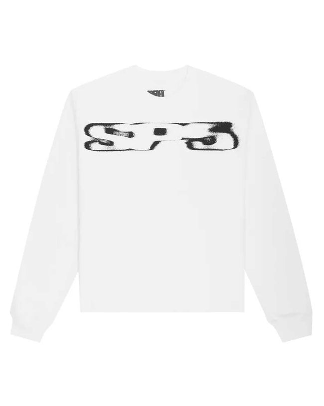 Sp5der Sp5 Blurry L/S Tee White Hover Image