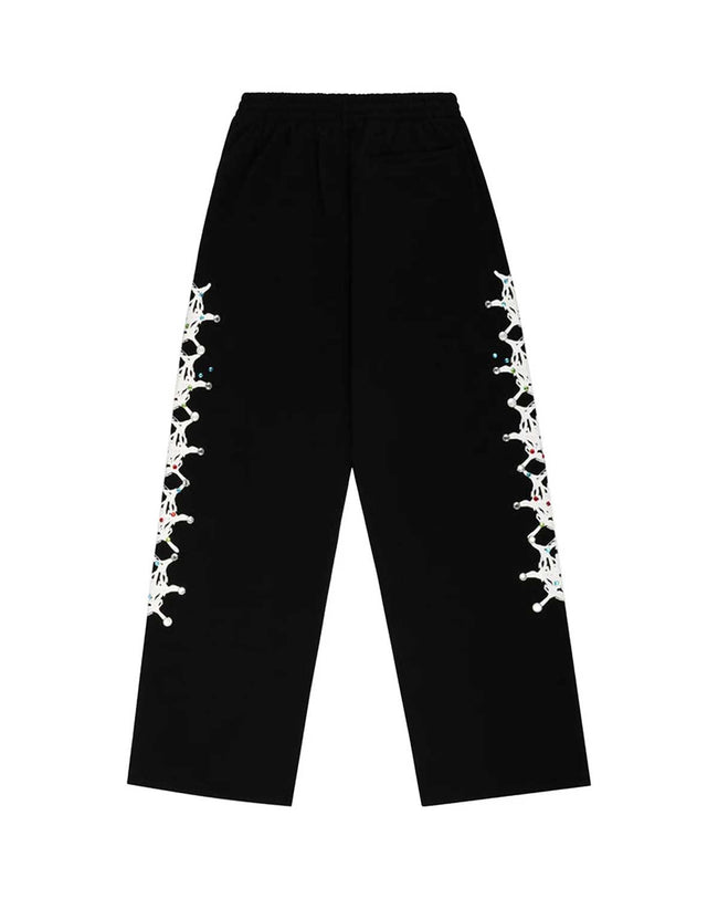 Sp5der Stone Sweatpants Black Main Image