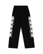 Sp5der Stone Sweatpants Black