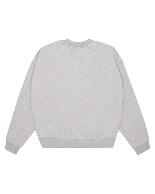 Sp5der Varsity Web Crewneck Heather Grey Main Image