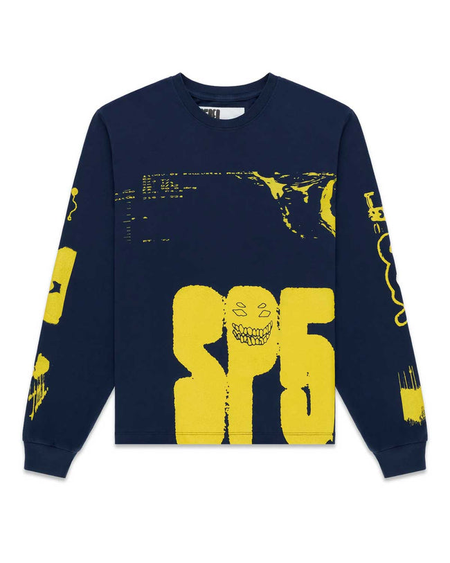 Sp5der X-ray L/S Tee Navy Hover Image