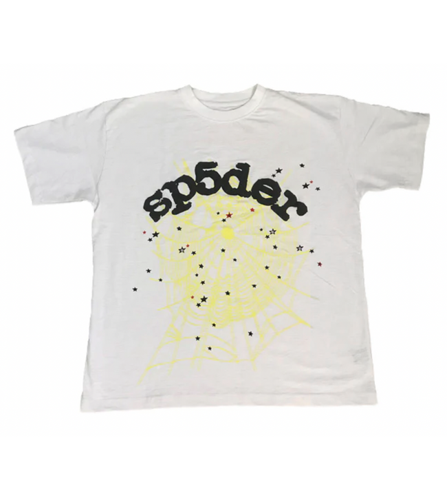 Sp5der Worldwide Web White Tee Hover Image