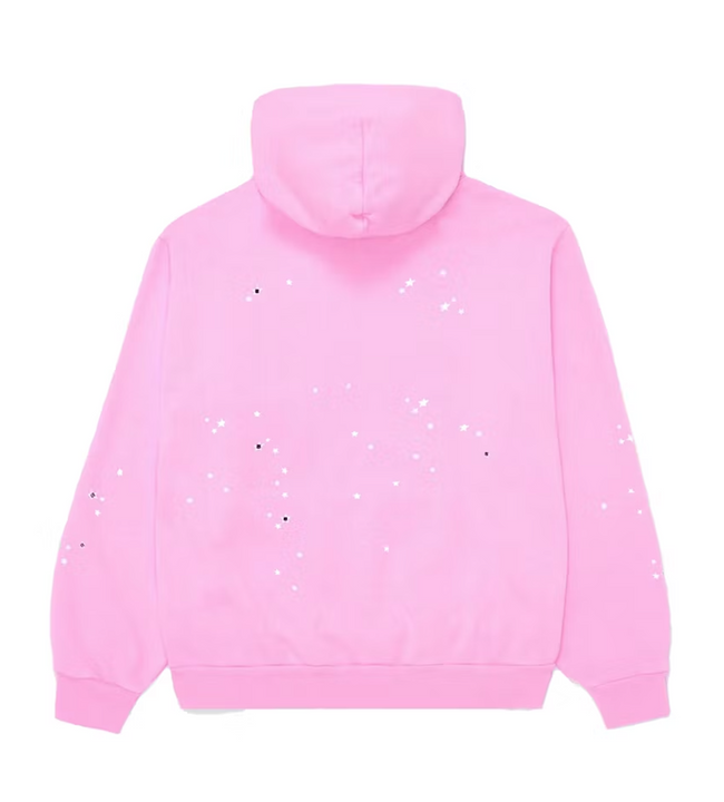 Sp5der Pink Atlanta Hoodie Main Image