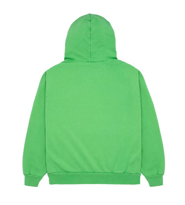 Sp5der Web Hoodie Slime Green Main Image