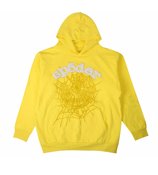 Sp5der Skittles Hoodie Yellow Hover Image