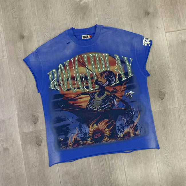 Rough Play T Shirts RoughPlay War Ready CutOff Sleeves Diamond Hover Image