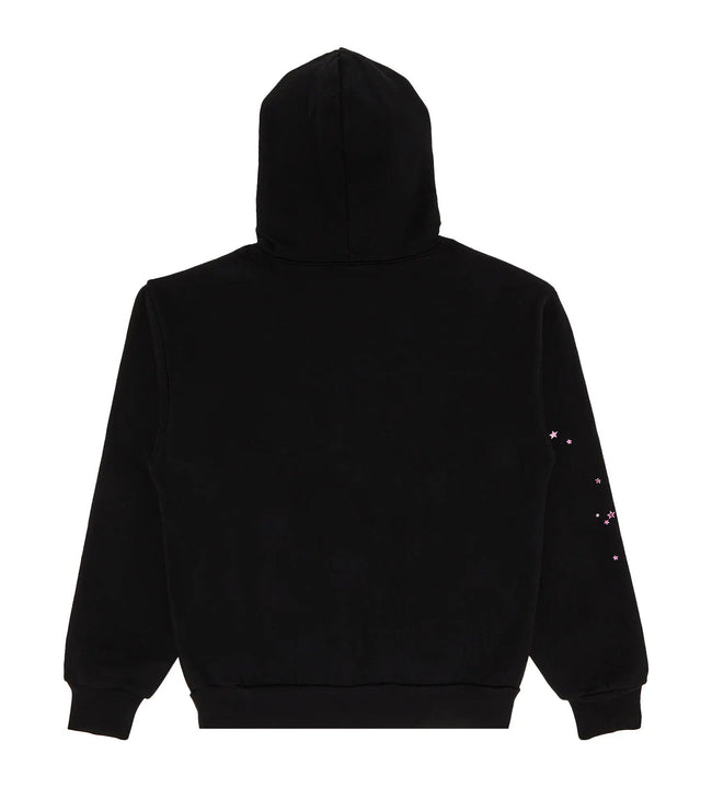 Sp5der Angel Number Hoodie Black Main Image