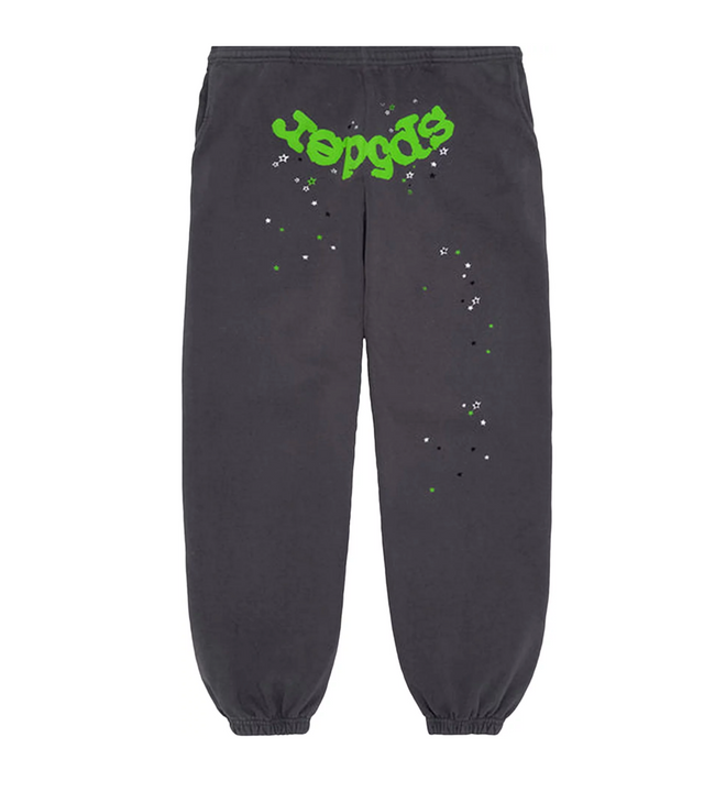 Sp5der Slate Grey Sweatpants Hover Image